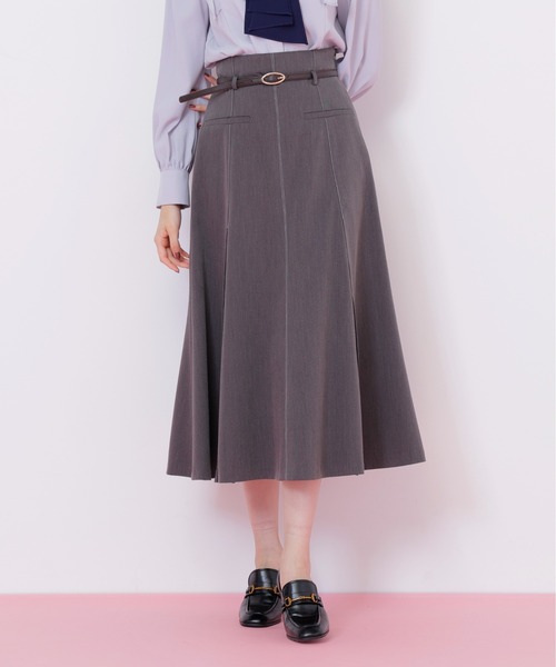 【タグ付・新品】JILLSTUART フレアマトラッセスカート JILL by STUART スカート 細ベルト付きセミフレアスカート