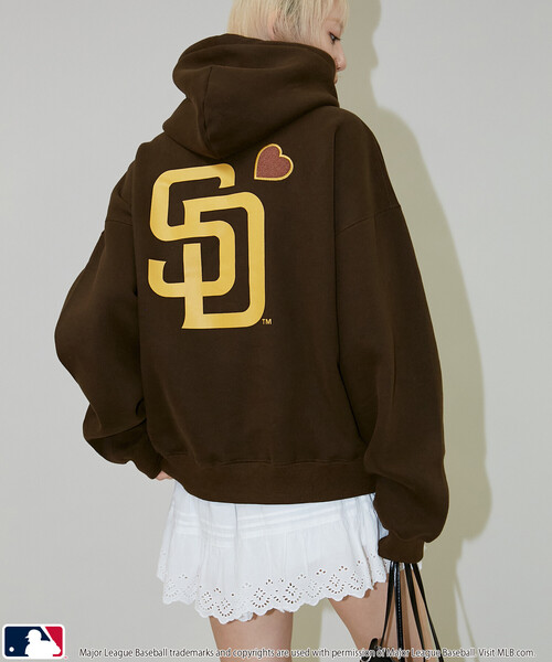 MLB パーカー 裏起毛 MLB/メジャーリーグベースボール 別注 SWEAT