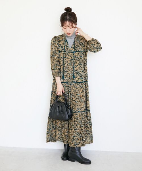 le.coeur blanc（ルクールブラン） ワンピース 「手洗い可能」Fanaka