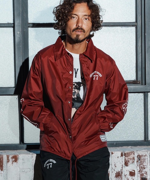 seventy seven コート ジャケット mj11124-nylon coach JKT(25W