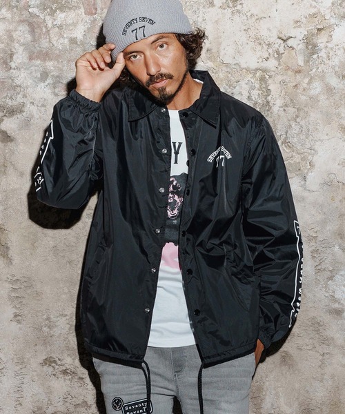 seventy seven コート ジャケット mj11124-nylon coach JKT(25W