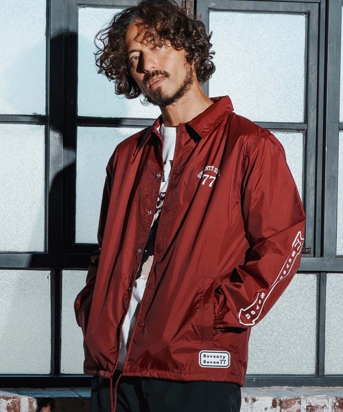 seventy seven コート ジャケット mj11124-nylon coach JKT(25W