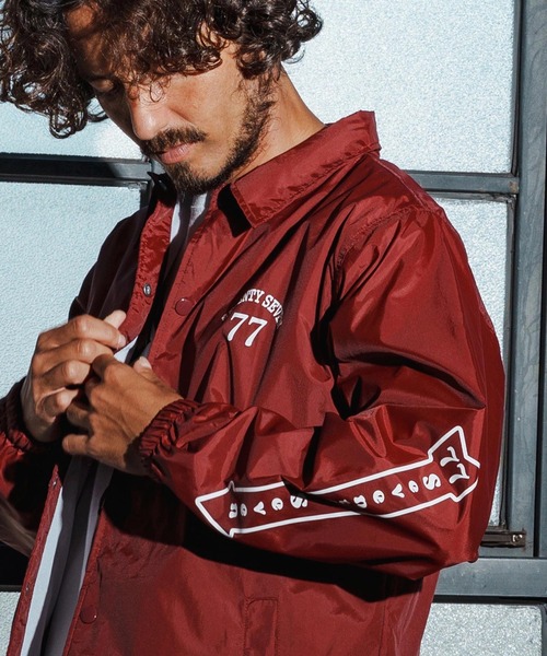 BABYL CHOSEN SEVEN コーチジャケットMサイズ seventy seven コート ジャケット mj11124-nylon coach JKT(25W