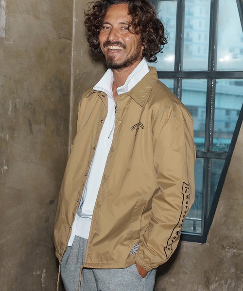 seventy seven コート ジャケット mj11124-nylon coach JKT(25W