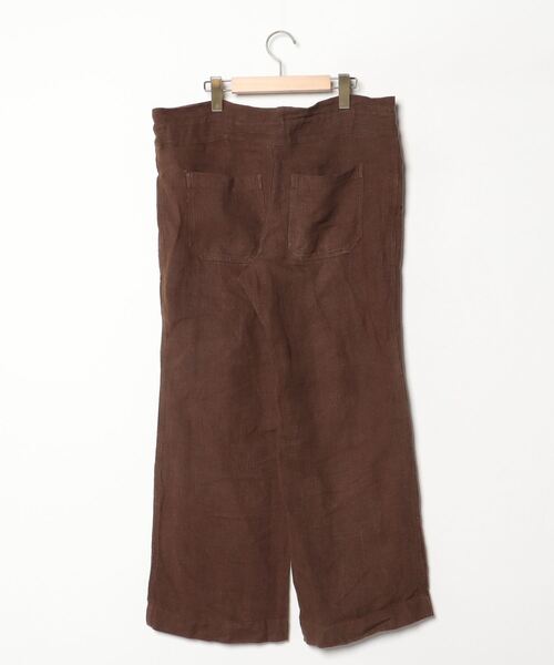 「MEYAME」 イージーパンツ FREE ブラウン レディース_画像2