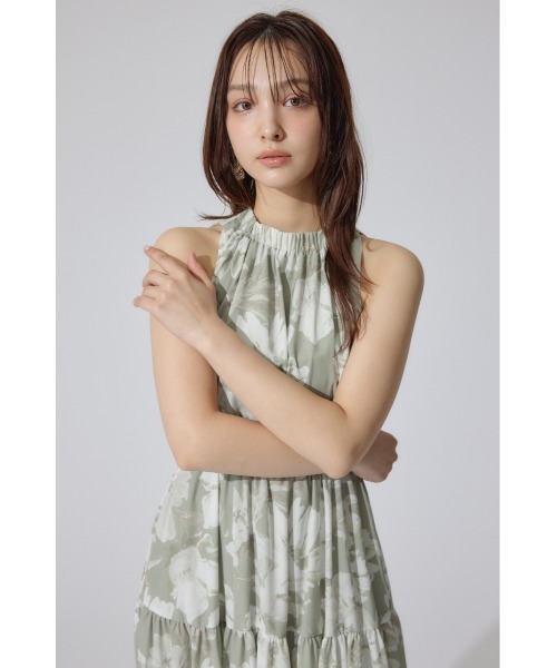 rienda（リエンダ） ノースリーブワンピース SMALL グリーン