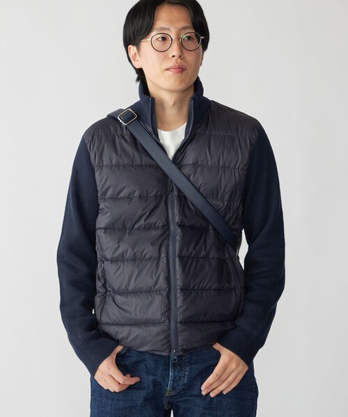 TAION シップス　SHIPS any 別注 ブラック ダウンジャケット SHIPS（シップス） ダウンジャケット ダウン 「WEB限定/SHIPS別注