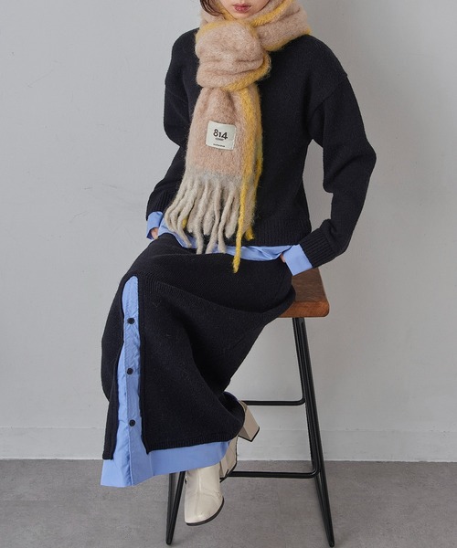 814 EZCARAY マフラー ストール 「814EZCARAY」TWIST FRAME TW