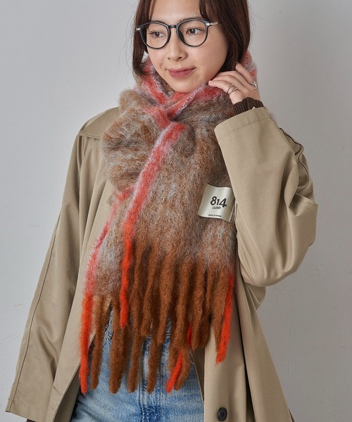 814 EZCARAY マフラー ストール 「814EZCARAY」TWIST FRAME TW