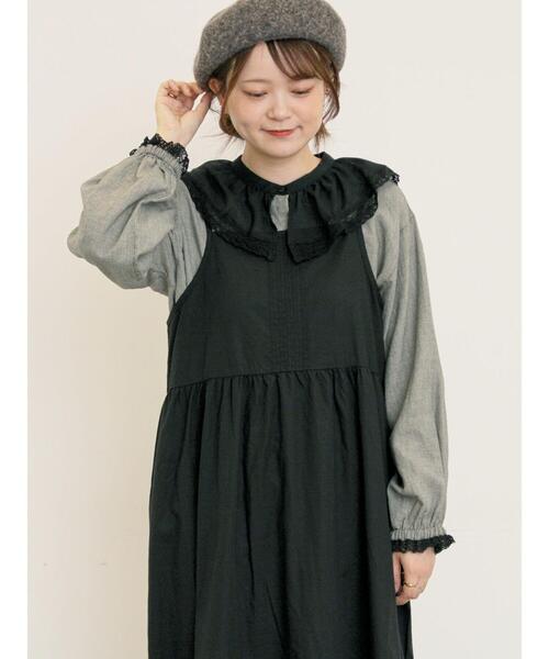 【Satokuma】サマンサモスモス レース襟ブラウス他 3点おまとめ Samansa Mos2（サマンサモスモス） ブラウス シャツ レース襟ブラウス