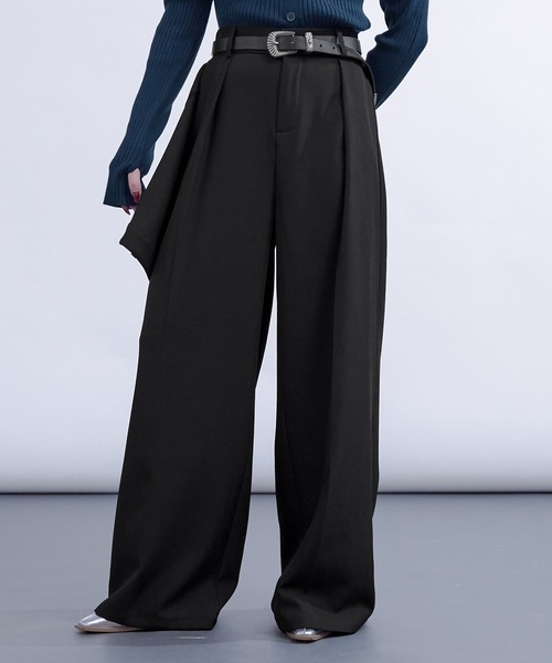 Ellno de Mavie（エルノデメヴィ） スラックス パンツ スナップボタン