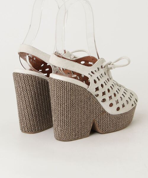 「Jeffrey Campbell」 ヒールサンダル 38 ホワイト レディース_画像2