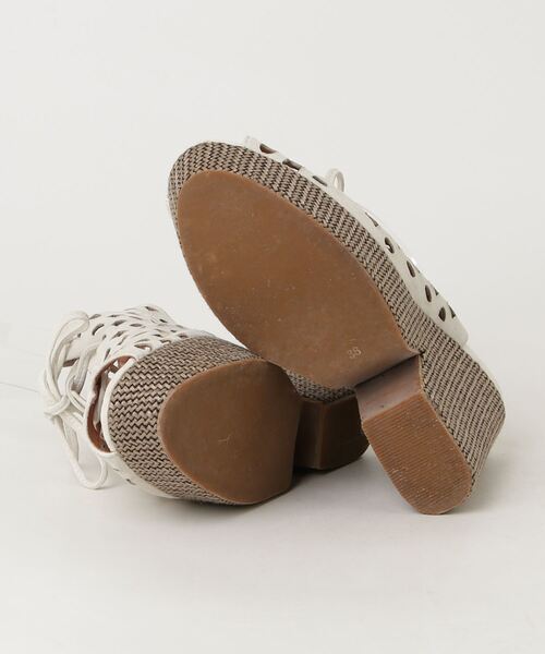 「Jeffrey Campbell」 ヒールサンダル 38 ホワイト レディース_画像3