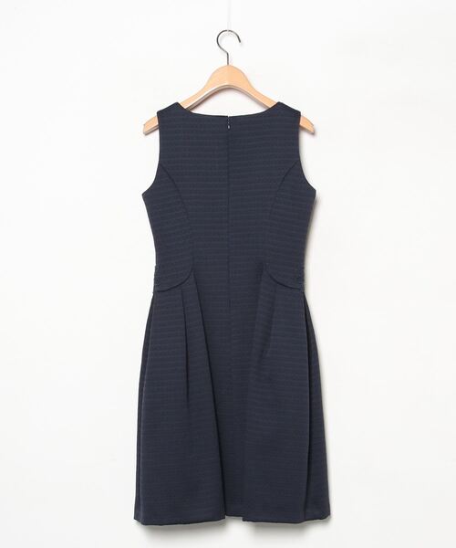 「AIMER」 レースノースリーブワンピース 9号 ネイビー レディース_画像2