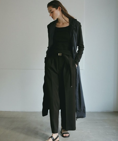 「ETRE TOKYO」 半袖ワンピース FREE ネイビー レディース_画像2