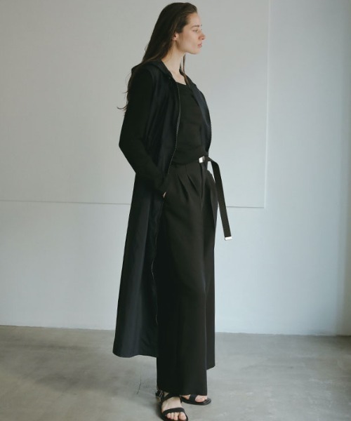 「ETRE TOKYO」 半袖ワンピース FREE ネイビー レディース_画像4