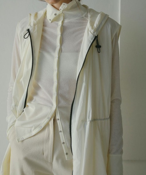 「ETRE TOKYO」 半袖ワンピース FREE ネイビー レディース_画像6