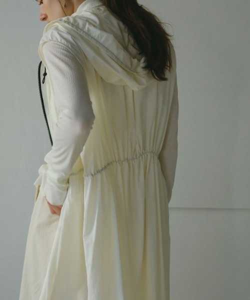 「ETRE TOKYO」 半袖ワンピース FREE ネイビー レディース_画像7