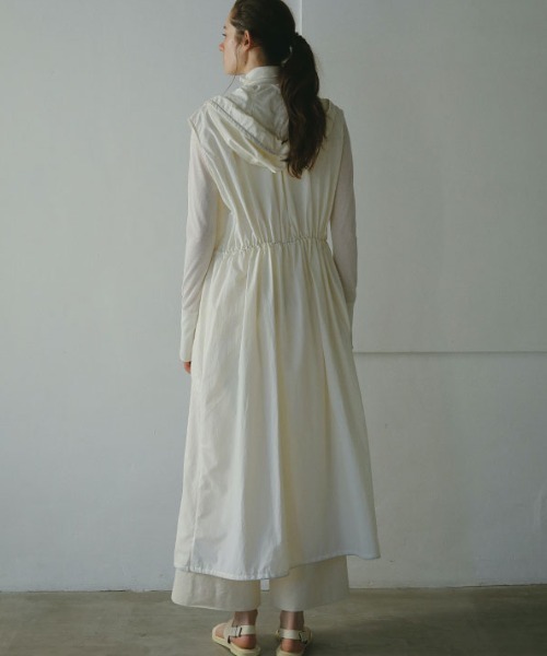 「ETRE TOKYO」 半袖ワンピース FREE ネイビー レディース_画像8