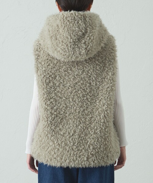 CAST:（キャスト コロン） ベスト ジレ ファーベスト レディース