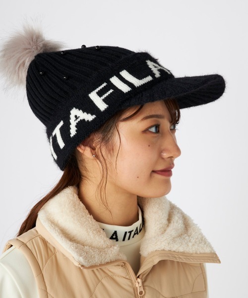 FILA GOLF ニット帽 ニットキャップ 「FILA GOLF:フィラゴルフ