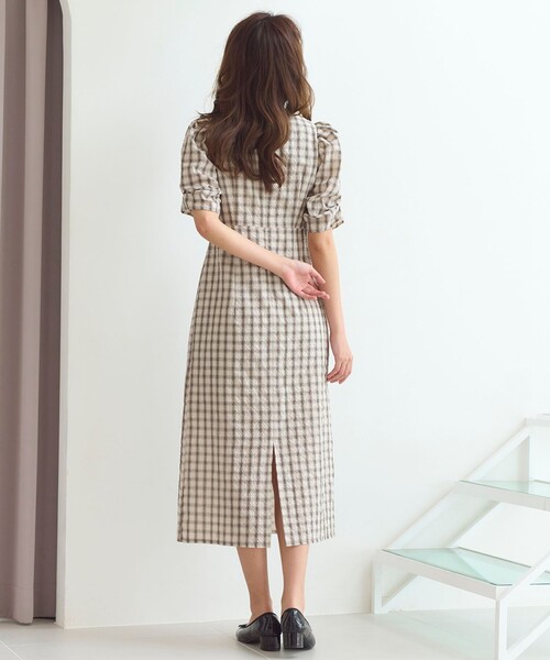 「Feroux」 半袖ワンピース 2 ブラック レディース_画像3