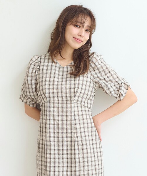 「Feroux」 半袖ワンピース 2 ブラック レディース_画像4