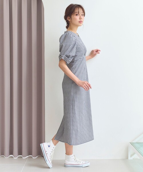 「Feroux」 半袖ワンピース 2 ブラック レディース_画像6