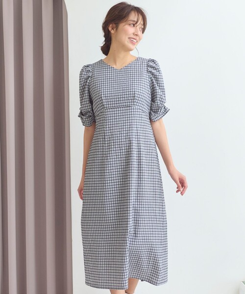 「Feroux」 半袖ワンピース 2 ブラック レディース_画像7