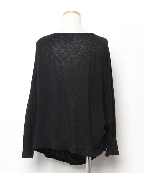 「Lauren Moshi」 長袖カットソー X-SMALL ブラック レディース_画像2