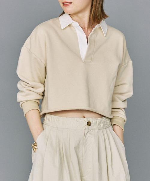 「PROTAGONISTA」 スウェットカットソー フリー ベージュ レディース_画像7