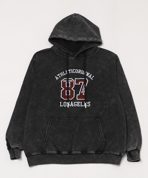 パーカー エイジドナンバリングビッグパーカー レディース メンズ