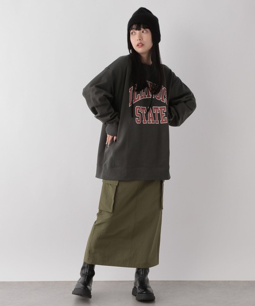 LOWRYS FARM（ローリーズファーム） スウェットカットソー FREE グレー