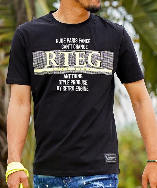adamsJUGGLER（アダムスジャグラー） 半袖Tシャツ M ブラック メンズ