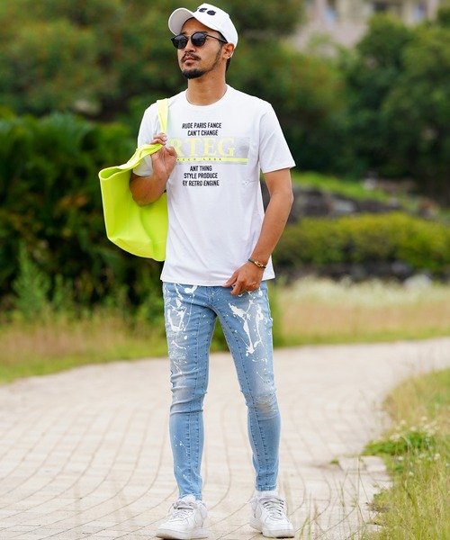 adamsJUGGLER（アダムスジャグラー） 半袖Tシャツ M ブラック メンズ