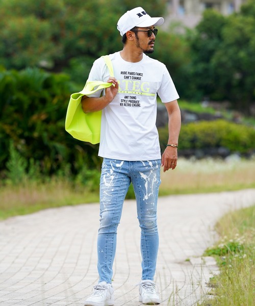adamsJUGGLER（アダムスジャグラー） 半袖Tシャツ M ブラック メンズ
