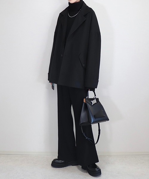 「Loose/ルース」 チェスターコート M アッシュブラウン メンズ_画像3