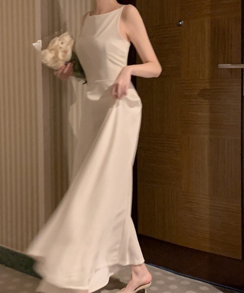 「FREE STYLISTS」 「yuga」キャミソールワンピース S オフホワイト レディース_画像4