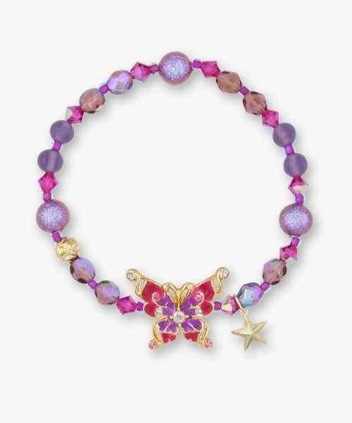 ANNA SUI（アナスイ） ブレスレット 蝶モチーフ ゴムブレスレット