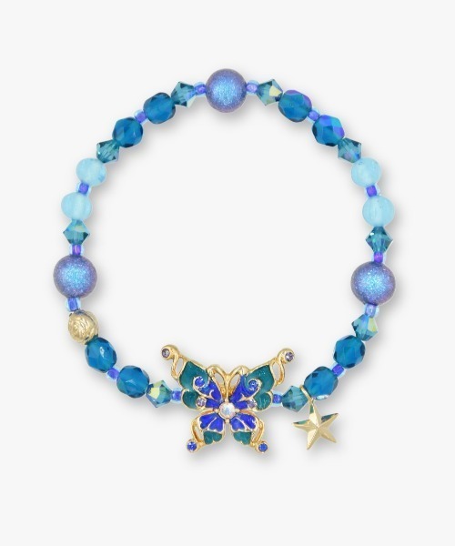 ANNA SUI（アナスイ） ブレスレット 蝶モチーフ ゴムブレスレット