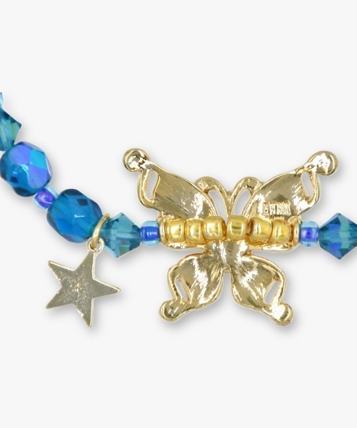 ANNA SUI（アナスイ） ブレスレット 蝶モチーフ ゴムブレスレット
