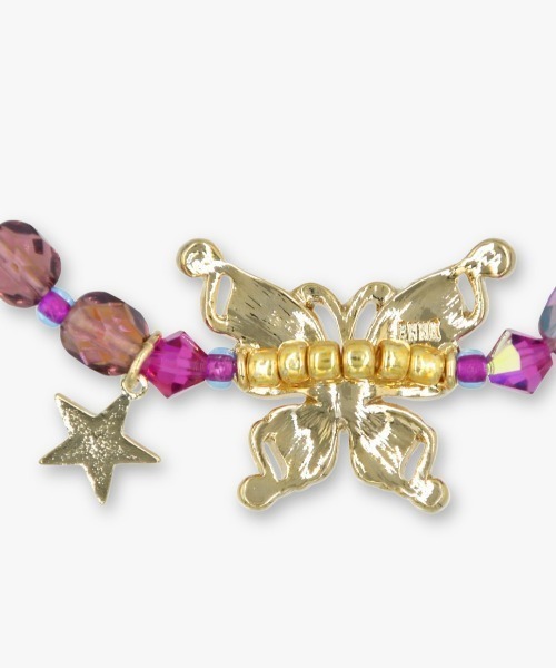 ANNA SUI（アナスイ） ブレスレット 蝶モチーフ ゴムブレスレット