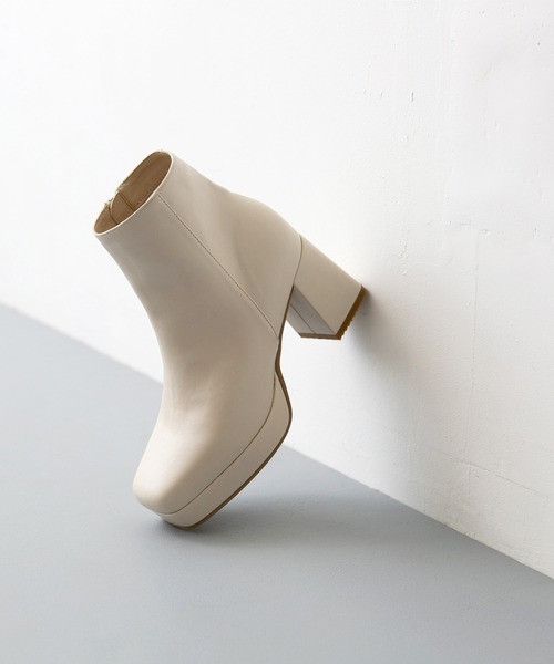 「menue」 ショートブーツ LL ブラック レディース_画像4