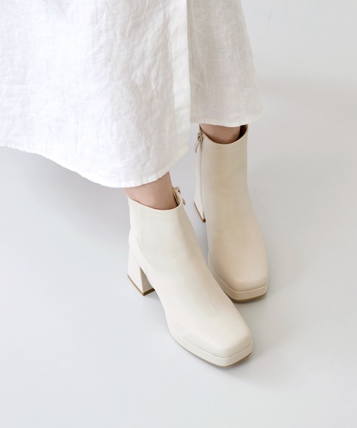 「menue」 ショートブーツ LL ブラック レディース_画像8