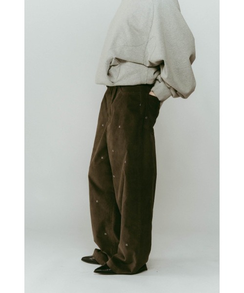 クヌースマーフ パンツ Knuth Marf（クヌースマーフ） パンツ 「Knuth Marf」embroidered