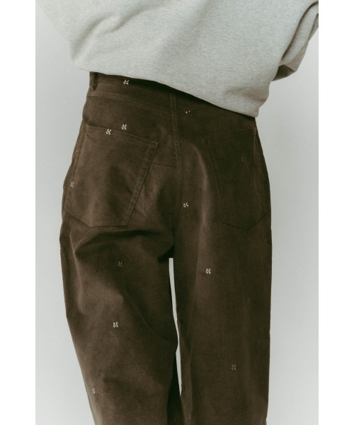Knuth Marf（クヌースマーフ） ワイドパンツ パンツ K motif velveteen
