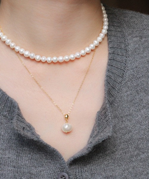 NOIR DE POUPEE（ノワールドプーペ） ネックレス 「WEB限定」淡水