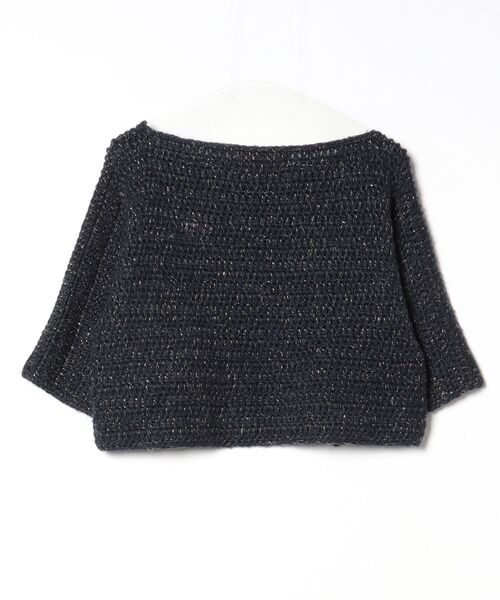 「fev」 半袖ニット - ネイビー レディース_画像2