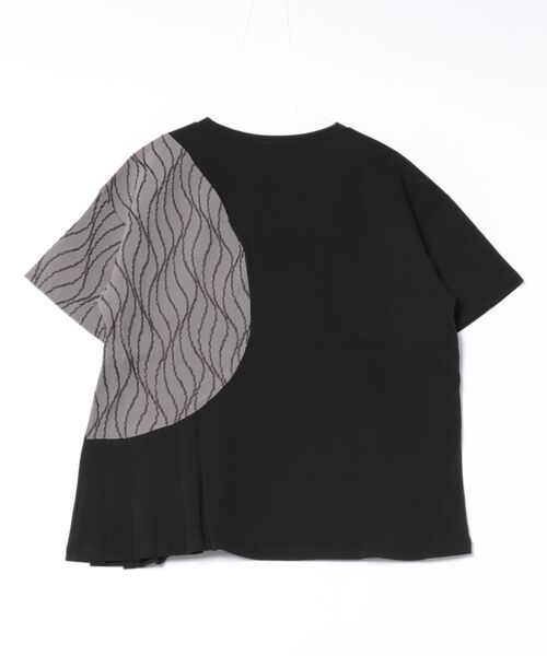 「unica」 半袖Tシャツ F ブラック レディース_画像2