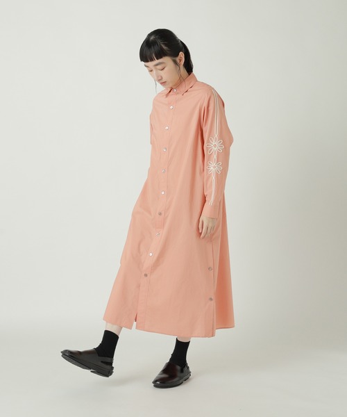 ZUCCa（ズッカ） ワンピース CORD EMBROIDERY SHIRT / ワンピース